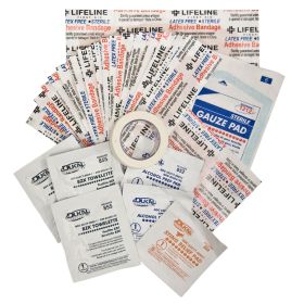 LifeLine First Aid WATERPROOF FIRST AID KIT for Water, Snow, and the Outdoors