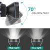 Super Bright Headlamp Adjustable Rechargeable LED Spotlight Headlight Torch IPX5 Waterproof Flashlight for Fishing Camping Hiking Running