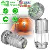 Camping Lantern with Fan Solar And USB Rechargeable LED Camping Fan With Compass Power Bank IPX4 Waterproof Emergency Hanging Light For Camping Hurric