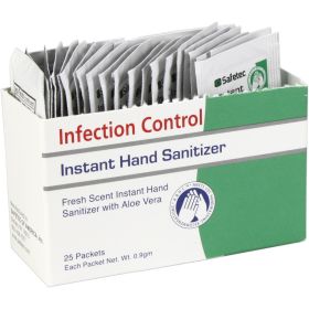 Hand Sanitizer Fresh (Option: .9gm. Pouch 25 per box)