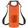 Floating Waterproof Dry Bag Floating Dry Sacks with Observable Window 20L Roll Top Lightweight Dry Storage Bag for Kayaking Rafting Boating Swimming C