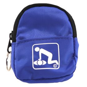 CPR Beltloop Keychain Backpack with Faceshield, Gloves, and Cleansing Wipes (Option: Blue)