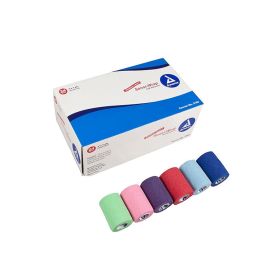 Dynarex Sensi Wrap Self Adherent Wrap (Option: Rainbow, 4 of Each Color, 3"x 5 yards, 24/cs)