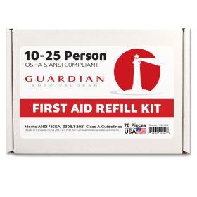 Guardian Person First Aid Kit - Refill (Option: 10--25)