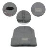 Unisex 5 LED Knitted Beanie Winter Warm Hat Camping Jogging Running Cap Headlamp