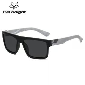 New Fox Knight Brand Square Sunglasses Women Men High Quality Glasses Outdoor Riding Fishing Sun Glasses Retro Shades Uv400 (Lenses Color: TYJ51-3)