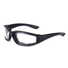 Fashion Goggles CS Impact Protection Tactical Windshield Cycling Sports Tactical Glasses for Women's (Frame Color: black, Lenses Color: WHITE)