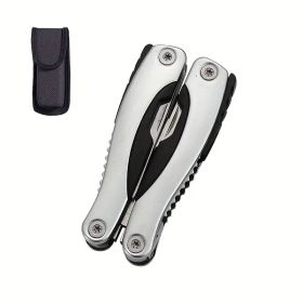 Professional Stainless Steel Pliers Tool Set: Multi-function Knife, Nylon Sheath, Etc. - The Perfect Gift For Camping, Survival, Hiking, Etc.! (Color: Silvery camping outdoor special)