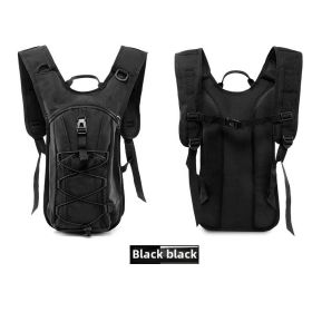 Waterproof Running Sports Bag, Camping Tactical Water Bag Outdoor Hiking Large Capacity Bicycle Riding Backpack (Color: Black)